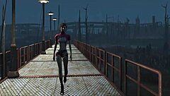 Fallout 4 Adventurer Fashion In Cute Brunette 3D Anime