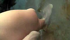 Hot Brunette Couple Naked On Boat, Giving Blowjob Outdoors