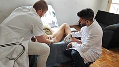 Slut Seduces Two Doctors At Gynecologist Visit?