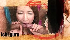 Amateur Japanese Girl Gives Blowjob While Showing Tits and Ass