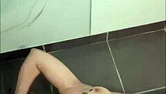 Slave gets cumshot after blowjob and bdsm.