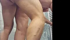 We have sex in the bathroom with our curvy wife