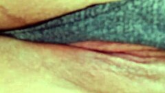 Excited bitch gets wet masturbating for boy