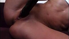 black toys in amateur solo session