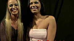 Lezdom Babe Punishes Restrained Sub!