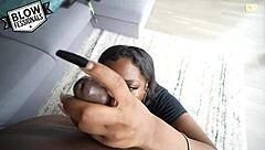 Her first bbc deepthroat with choking and swallow