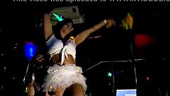 Milf Bisexual Amateurs Dance Seductively At Swing House Pole.