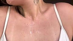 I got so excited at the gym and showed my big natural tits