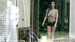 Horny Anya Krey Takes Thick Fat White Dick Doggystyle