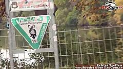 Real Public Sex Date with German Big Tits MILF in POV