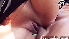 Real Public Sex Date with German Big Tits MILF in POV