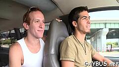 Intense gay fucking contest with sucking