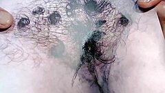 I shoot another load of cum into a hairy pussy hole during hardcore fucking