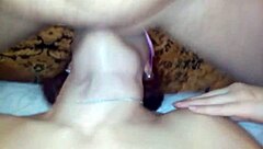 Wife's Intense Deepthroat Fuck And Creampie