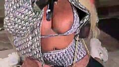Afrocandy Exposed Her Big Tits at Live Performance.