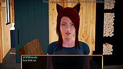 My new family episode 495 with small tits in game