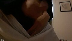 twink masturbates alone at home on webcam