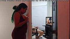 I caught my stepbrother masturbating, his big cock made me wet, so I gave him a deepthroat!