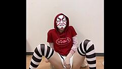 Girl in skirt, what are you doing masturbating?