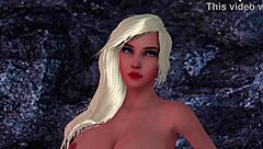 Surprise visitor bends over for anal cumshot with monster cock