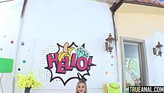 Busty blonde Katalina Kyle takes it all in the ass
