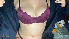 Horny 18 Yo Girl Masturbates with Dildo to Orgasm. Moaning Loudly in Homemade Video Tomastevi