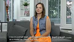 thick beauty sandra bulka shows her virgin pussy?