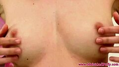 Babe Orgasms Using Dildo Toy