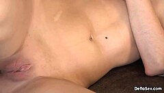 Adorable Virgin Cutie Masturbates Tight Pussy to Climax