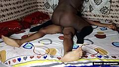 A voluptuous maid expertly pleasures my enormous black cock when my spouse is absent