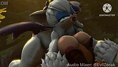 Sonic-themed hentai featuring futanari action