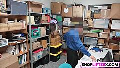 Sneaky officer punishes teen shoplifter