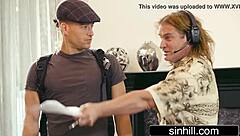 Blonde jessa rhodes in deadpool parody with big tits