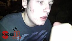 Straight guy gets deep sucked by gay amateur