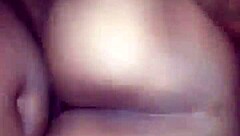 Big booty of tinder girl bouncing on fat ass