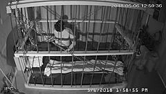 Cagecam Feed From Bound Gay Cage
