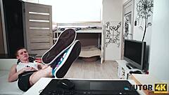 Hot Teacher Gets Wet Hole Rammed Doggy Style