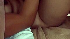 Tiny Latina babe gets fucked doggy style