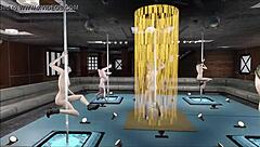 fallout 4 multi pole dance performance