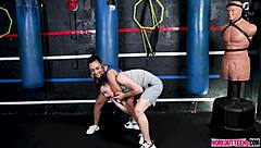 Lilly Hall Craves Deepthroat with Monster Cock at Gym