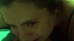 Stepdaughter shares erotic tale while giving deepthroat to well-endowed man
