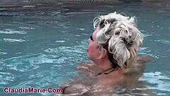 3500cc fake tit implants whore gets anal sex with fuck machine