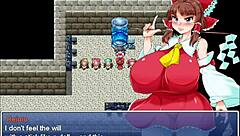 Reimu brainwashed into prostitute with monster cock creampie