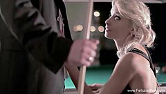 Elegant Cocksucker Swallows Cumshot Moment!