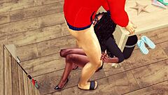 sims 4 funny florida hotel series with new voices