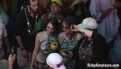 i watch amateur girls play with sexy tits at outdoor party