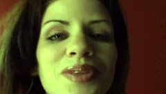 Horny Teen Brunette Sucks Big Black Cock In Hardcore Threesome