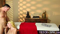 Blonde Babe Receives Intense Facial Cumshot