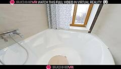 Naughty Angie Elif In Bathroom Deepthroat And Hard Fucking In Vr