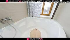Naughty Angie Elif In Bathroom Deepthroat And Hard Fucking In Vr
